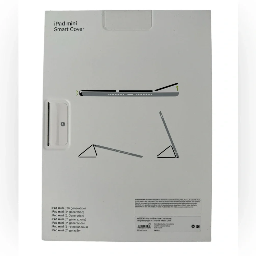 NEW Apple iPad mini 5th Generation Smart Cover Charcoal Gray